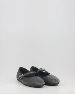 Bailarinas Victoria Oda Terciopelo 104913 Gris