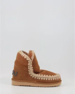 Botas Mou Eskimo 18 Glitter Logo Cog Cuero