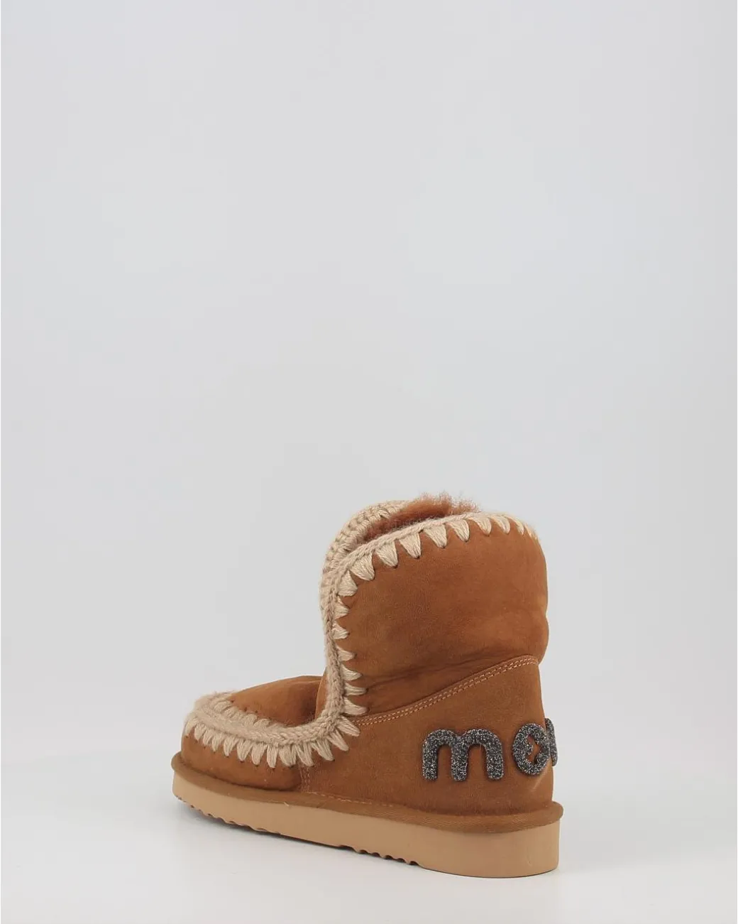 Botas Mou Eskimo 18 Glitter Logo Cog Cuero