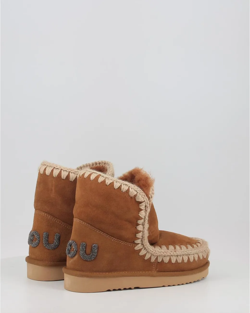 Botas Mou Eskimo 18 Glitter Logo Cog Cuero