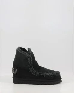 Botas Mou Eskimo 18 Glitter Logo Negro