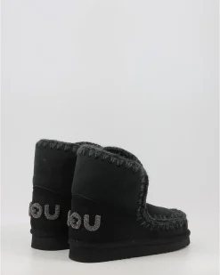 Botas Mou Eskimo 18 Glitter Logo Negro
