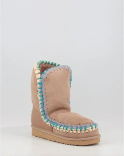 Botas Mou Eskimo 24 Overstitching Cam Taupe