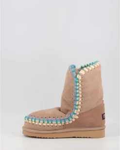 Botas Mou Eskimo 24 Overstitching Cam Taupe