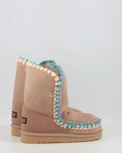 Botas Mou Eskimo 24 Overstitching Cam Taupe