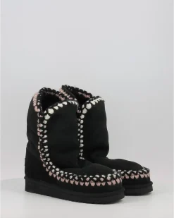 Botas Mou Eskimo 24 With 3D Overstitching Negro