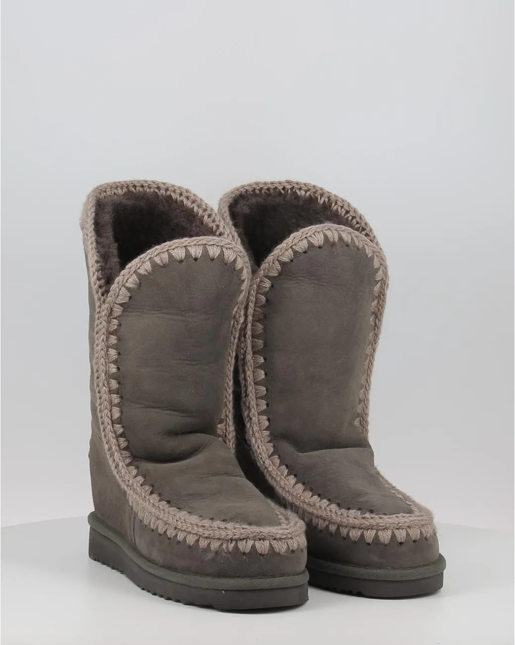 Botas Mou Eskimo Inner Wedge Tall Gris
