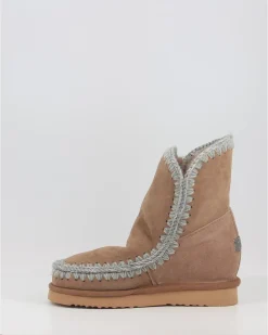 Botas Mou Eskimo Inner Wedge Short Taupe