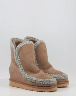 Botas Mou Eskimo Inner Wedge Short Taupe