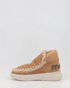 Botas Mou Eskimo Jogger Glitter Logo Cuero