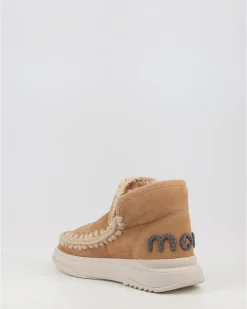 Botas Mou Eskimo Jogger Glitter Logo Cuero
