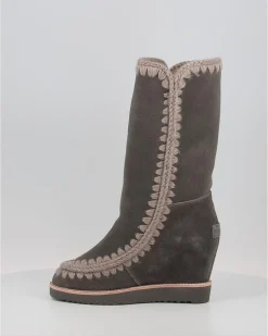Botas Mou French Toe Wedge Tall Gris