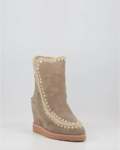 Botas Mou French Toe Wedge Short Gris