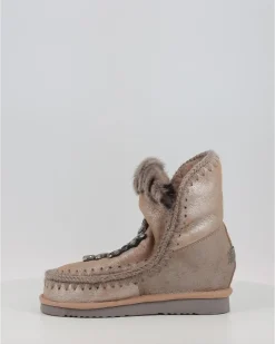 Botas Mou Inner Wedge Front Heart Patch Ducam Taupe