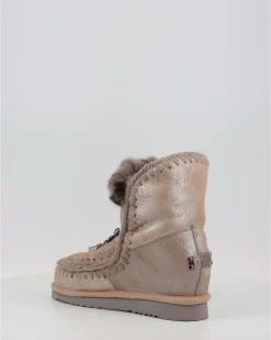 Botas Mou Inner Wedge Front Heart Patch Ducam Taupe