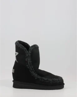 Botas Mou Inner Wedge Short Back Hotfix Star Negro