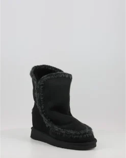 Botas Mou Inner Wedge Short Back Hotfix Star Negro