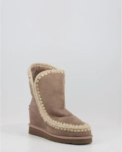 Botas Mou Inner Wedge Short Back Hotfix Star Gris