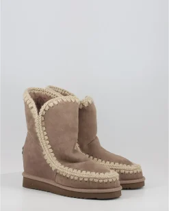 Botas Mou Inner Wedge Short Back Hotfix Star Gris