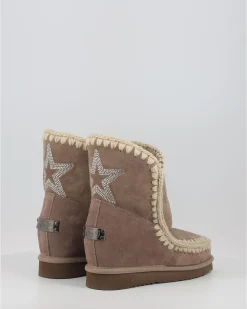 Botas Mou Inner Wedge Short Back Hotfix Star Gris