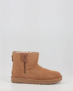 Botas Ugg Classic Mini Bailey Zip Chestnut