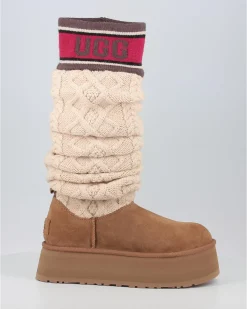 Botas Ugg Classic Sweater Letter Tall Chestnut