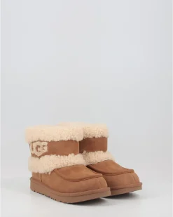 Botas Ugg Ultra Mini Ugg Fluff 1143701K Chestnut