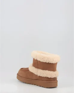 Botas Ugg Ultra Mini Ugg Fluff Chestnut
