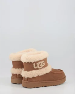 Botas Ugg Ultra Mini Ugg Fluff Chestnut