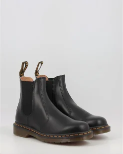 Botines Dr. Martens 2976 Yellow Stitch Smooth Negro