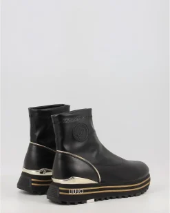 Botines Liu Jo Maxi Wonder 50 Bf2105Ex01422222 Negro
