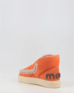 Botines Mou Bold Glitter Logo Apor Naranja