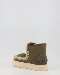 Botines Mou Bold Glitter Logo Moo Verde
