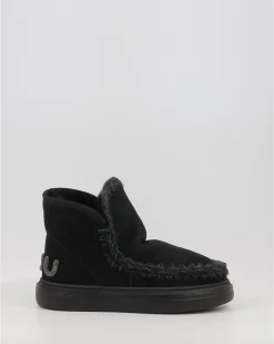 Botines Mou Eskimo Sneaker Bold Glitter Logo Bkbk Negro