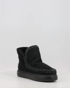 Botines Mou Eskimo Sneaker Bold Glitter Logo Bkbk Negro