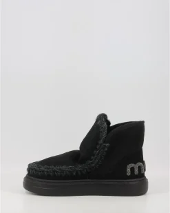 Botines Mou Eskimo Sneaker Bold Glitter Logo Bkbk Negro