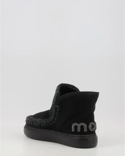 Botines Mou Eskimo Sneaker Bold Glitter Logo Bkbk Negro