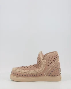Botines Mou Eskimo Sneaker Studs&Stitch Cam Taupe