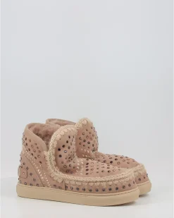 Botines Mou Eskimo Sneaker Studs&Stitch Cam Taupe