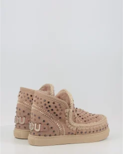 Botines Mou Eskimo Sneaker Studs&Stitch Cam Taupe