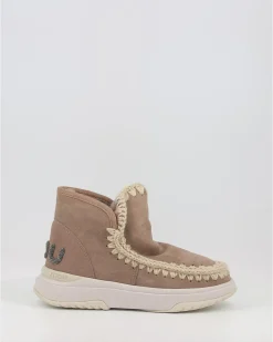 Botines Mou Jogger Glitter Logo Elgry Gris