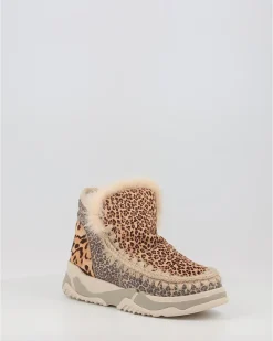 Botines Mou Trainer Mixed Ponyskin Posmch Animal Print