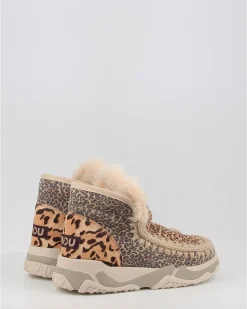 Botines Mou Trainer Mixed Ponyskin Posmch Animal Print