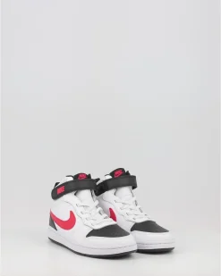 Botines Nike Court Borough Mid Cd7783-110 Blanco