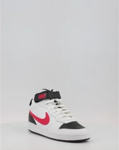 Botines Nike Court Borough Mid Cd7782-110 Blanco