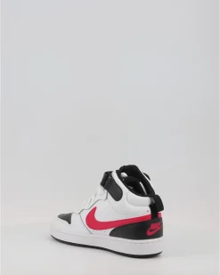 Botines Nike Court Borough Mid Cd7782-110 Blanco