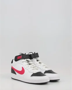 Botines Nike Court Borough Mid Cd7782-110 Blanco