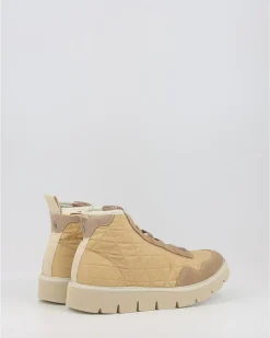 Botines Panchic P05 Ankle Boot Pespunteado Beig