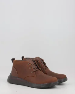 Botines Skechers Proven - Yermo 204670 Cuero