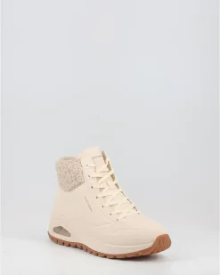 Botines Skechers Uno Rugged Beig